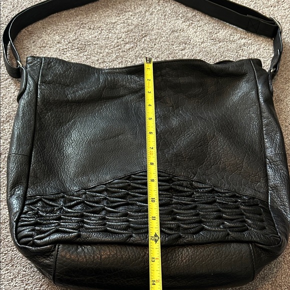 Day & Mood Black Leather Hobo Bag - Picture 8 of 9